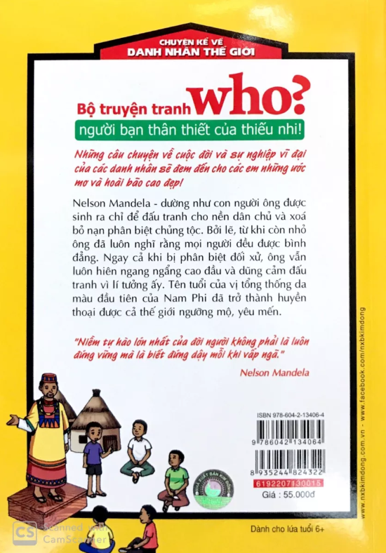 Who? Chuyện Kể Về Danh Nhân Thế Giới: Nelson Mandela (Tái Bản 2019)