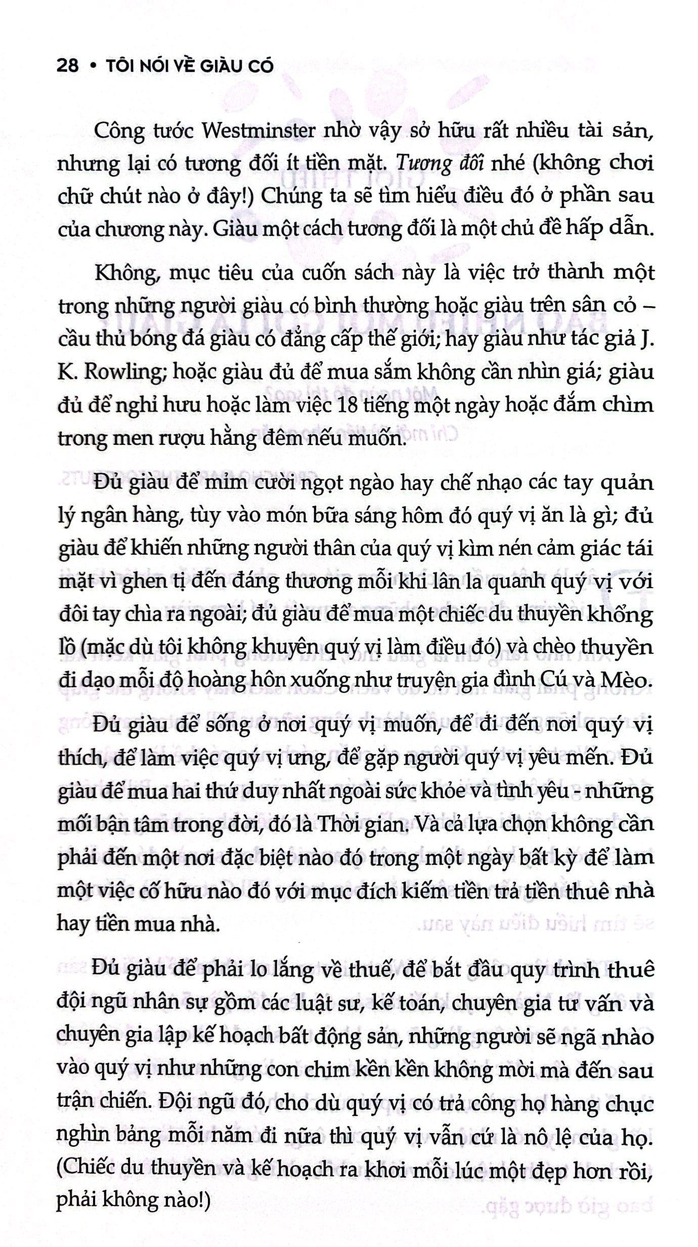 Tôi Nói Về Giàu Có - Tri Thức Tinh Lọc Từ Một Trong Những Doanh Nhân Tự Thân Giàu Có Nhất Nước Anh