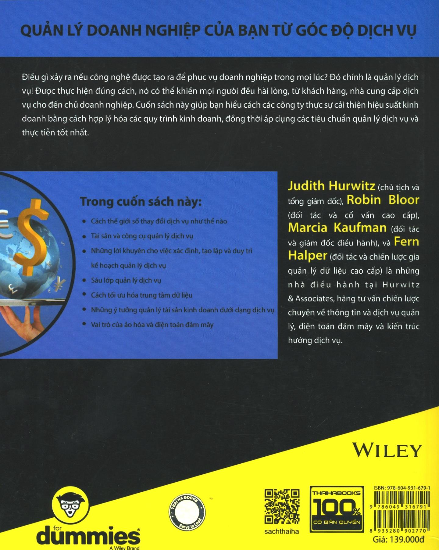 Quản lý dịch vụ for Dummies