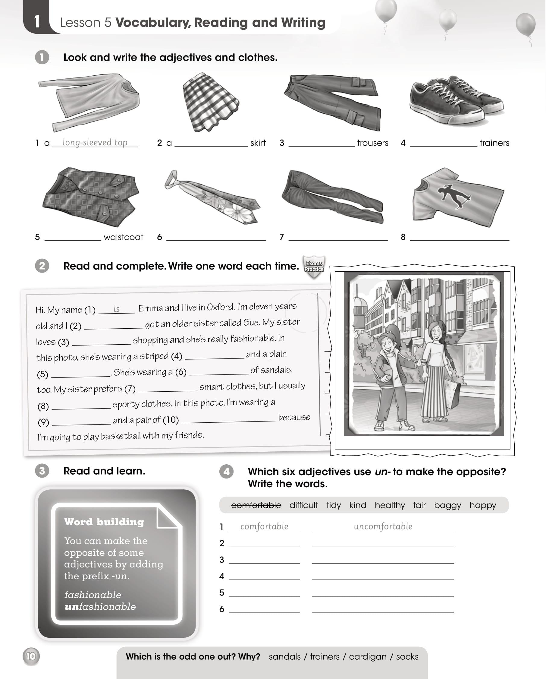 Give Me Five! Level 5 Activity Book