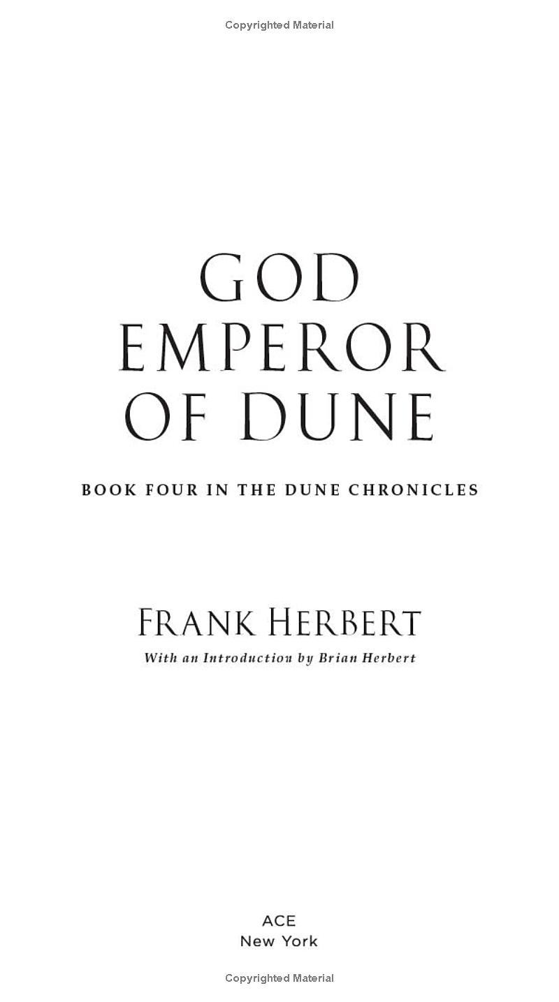 Sách ngoại văn: God Emperor Of Dune
