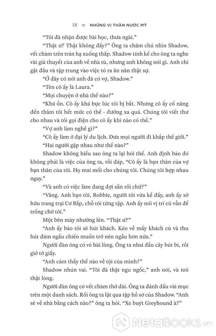 Những Vị Thần Nước Mỹ