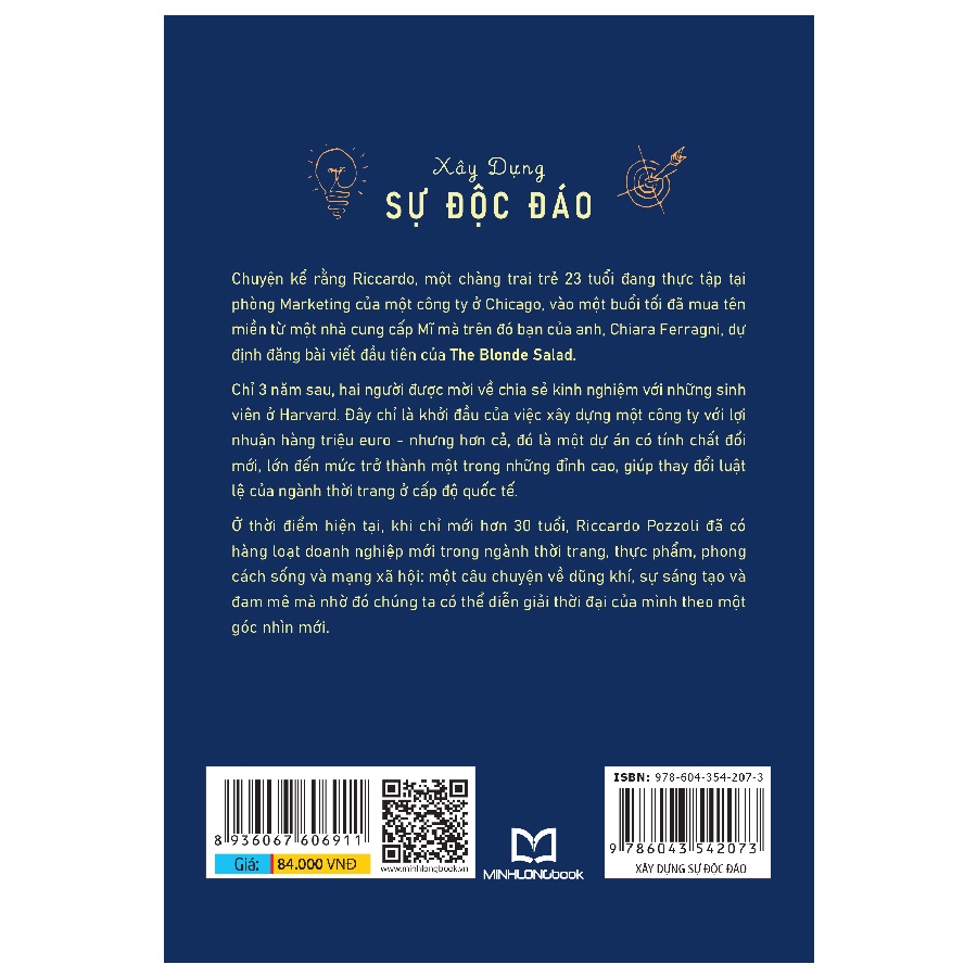 Sách - Xây Dựng Sự Độc Đáo - Cách Để Khởi Nghiệp Từ Đam Mê (ML)