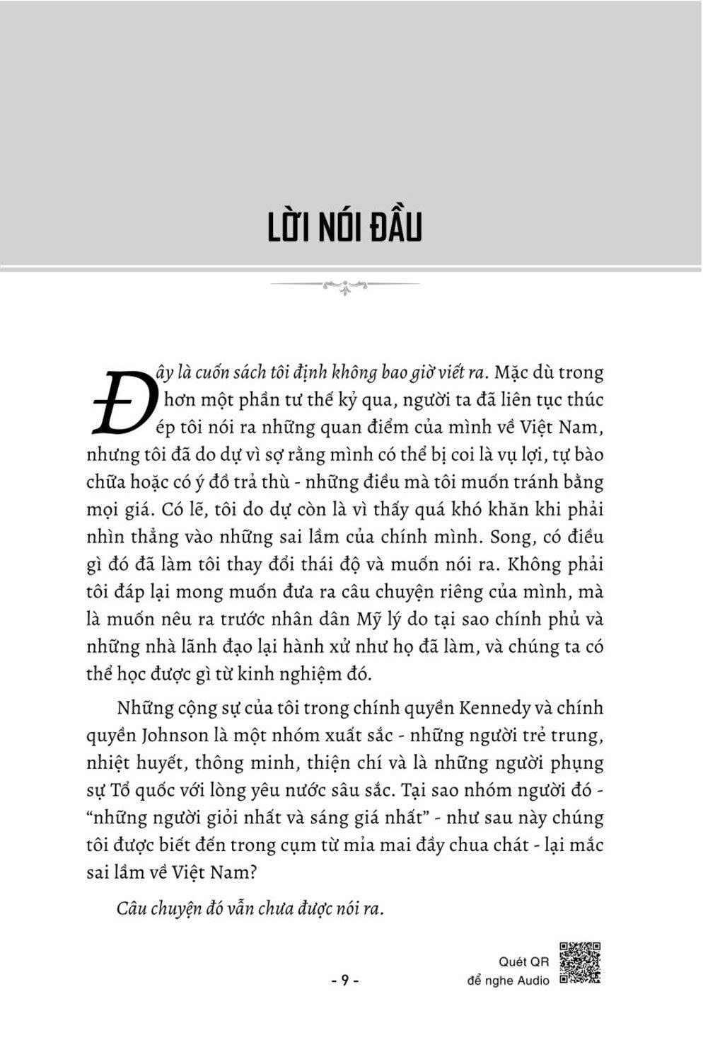 Nhìn lại quá khứ: Tấn thảm kịch và những bài học về Việt Nam (Hồi ký) (Xuất bản lần thứ hai, có chỉnh sửa, bổ sung)
