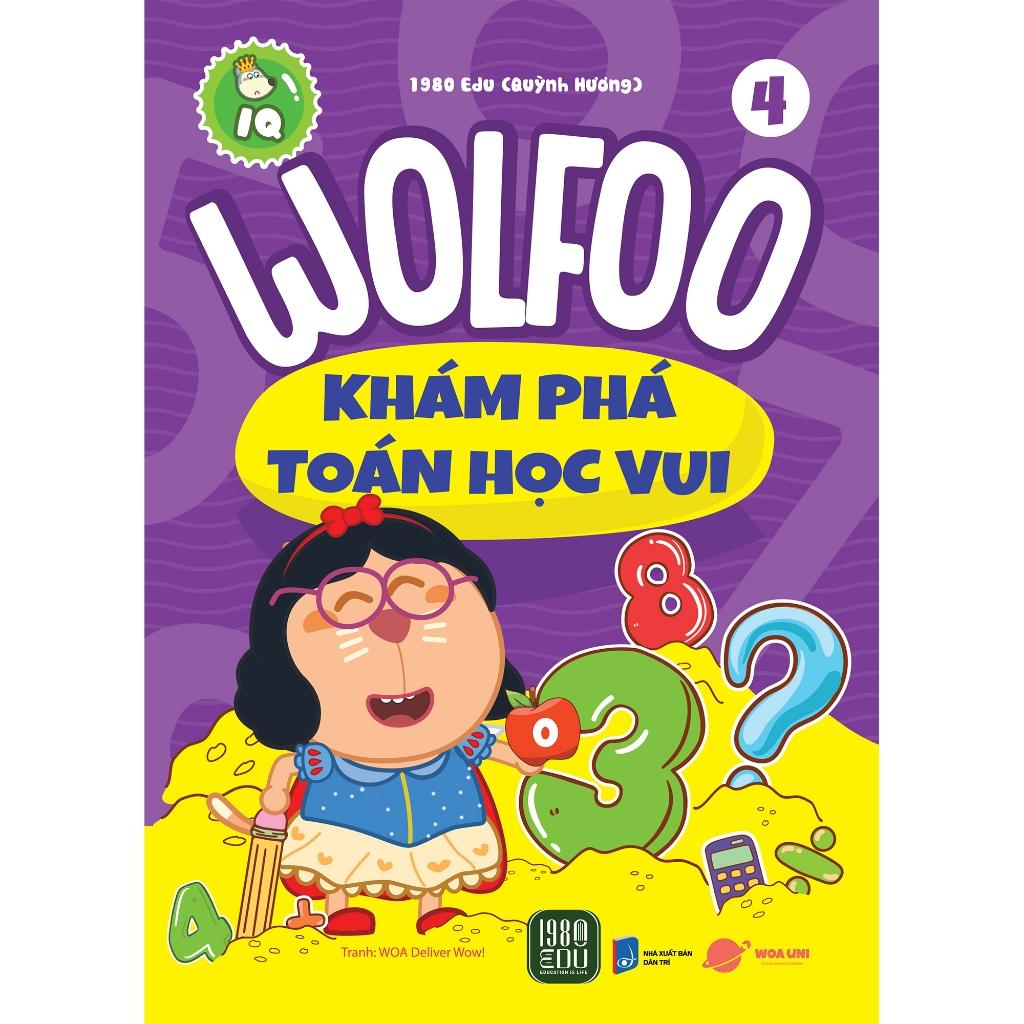 Sách - Combo 4 Cuốn WOLFOO Khám Phá Toán Học Vui