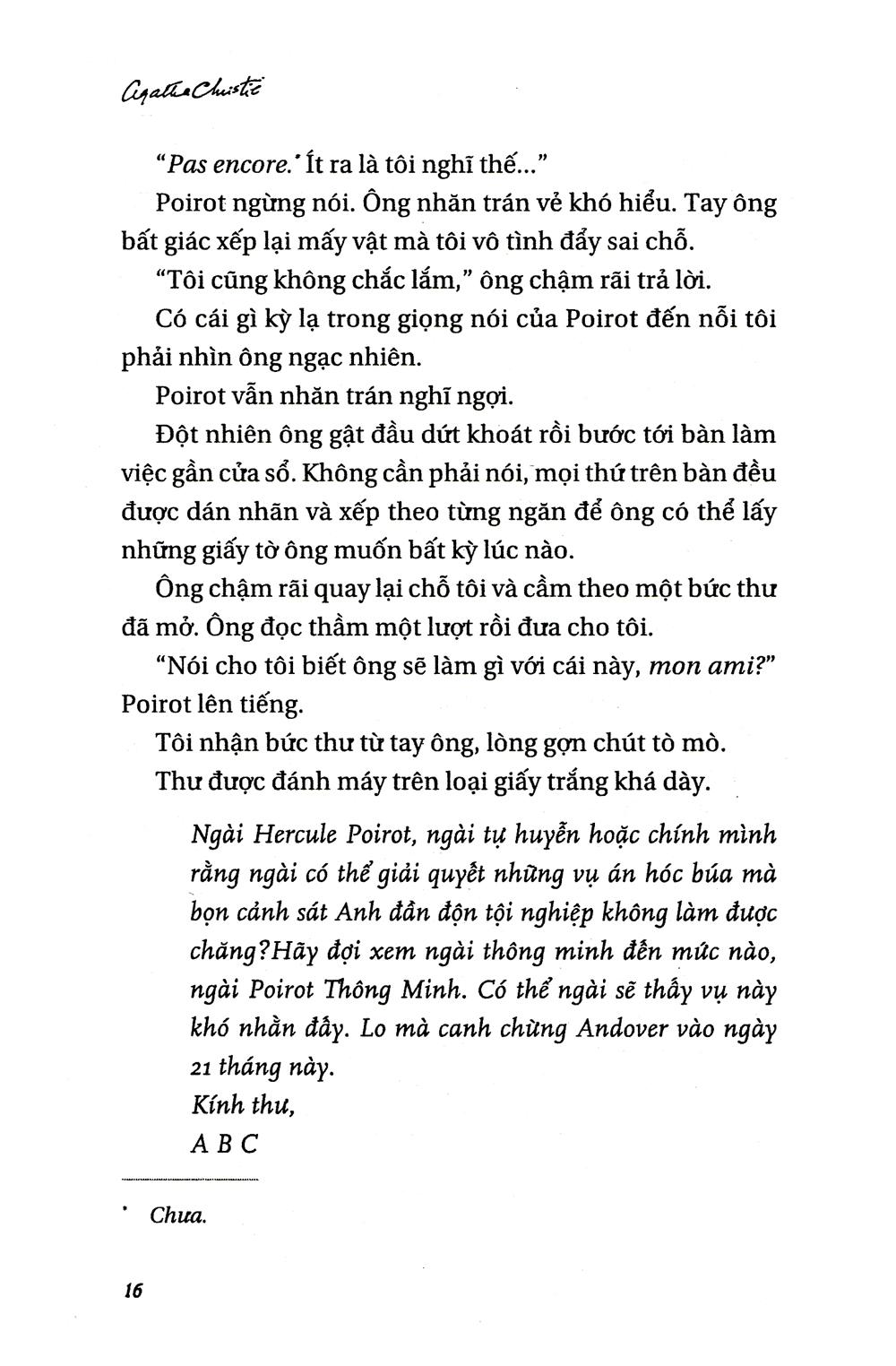 Chuỗi Án Mạng A.B.C (Tái Bản)