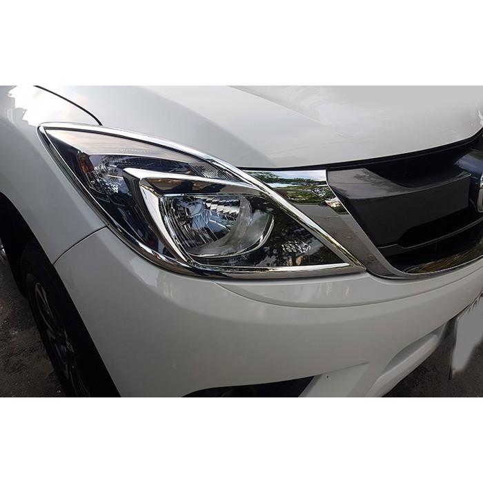 Bộ ốp trang trí, bảo vệ đèn dành cho xe Mazda BT50