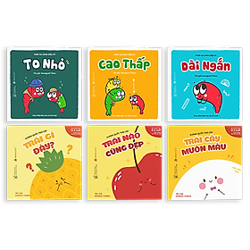 Combo Sách Ehon 6 Cuốn: Phép So Sánh Diệu Kỳ + Vương Quốc Trái Cây