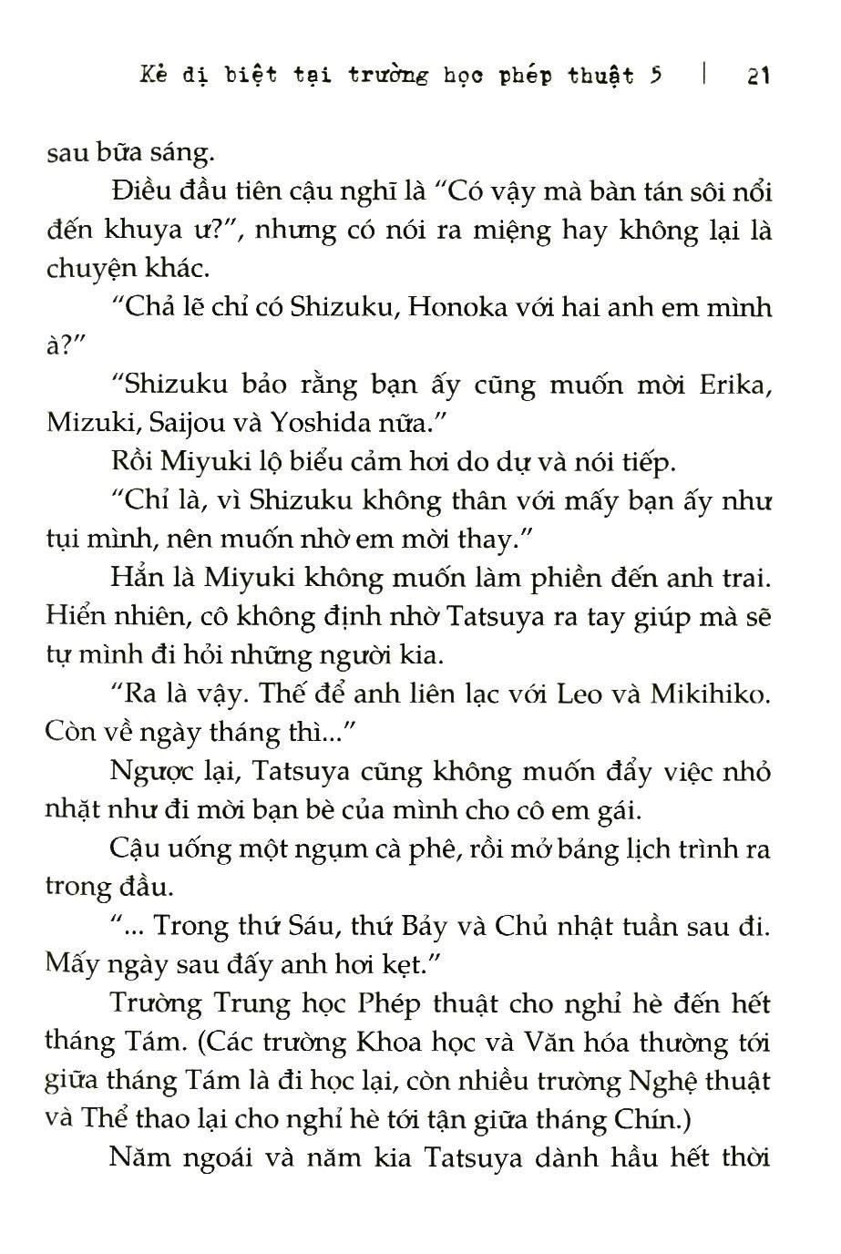 Kẻ Dị Biệt Tại Trường Học Phép Thuật (Tập 5)