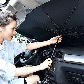 Ô Che Nắng Ô Tô Kính Lái Phủ Bạc Cao Cấp Chống Nắng, Chống Tia UV Hiệu Quả