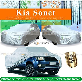 Bạt phủ xe ô tô Kia Sonet Cao Cấp 3 Lớp Chống Nắng Nóng Chống Nước Chống xước