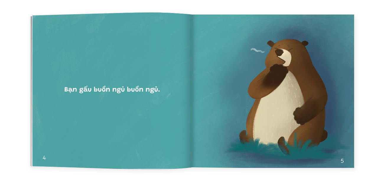 Sách Ehon Buồn Ngủ Ơi Là Buồn Ngủ