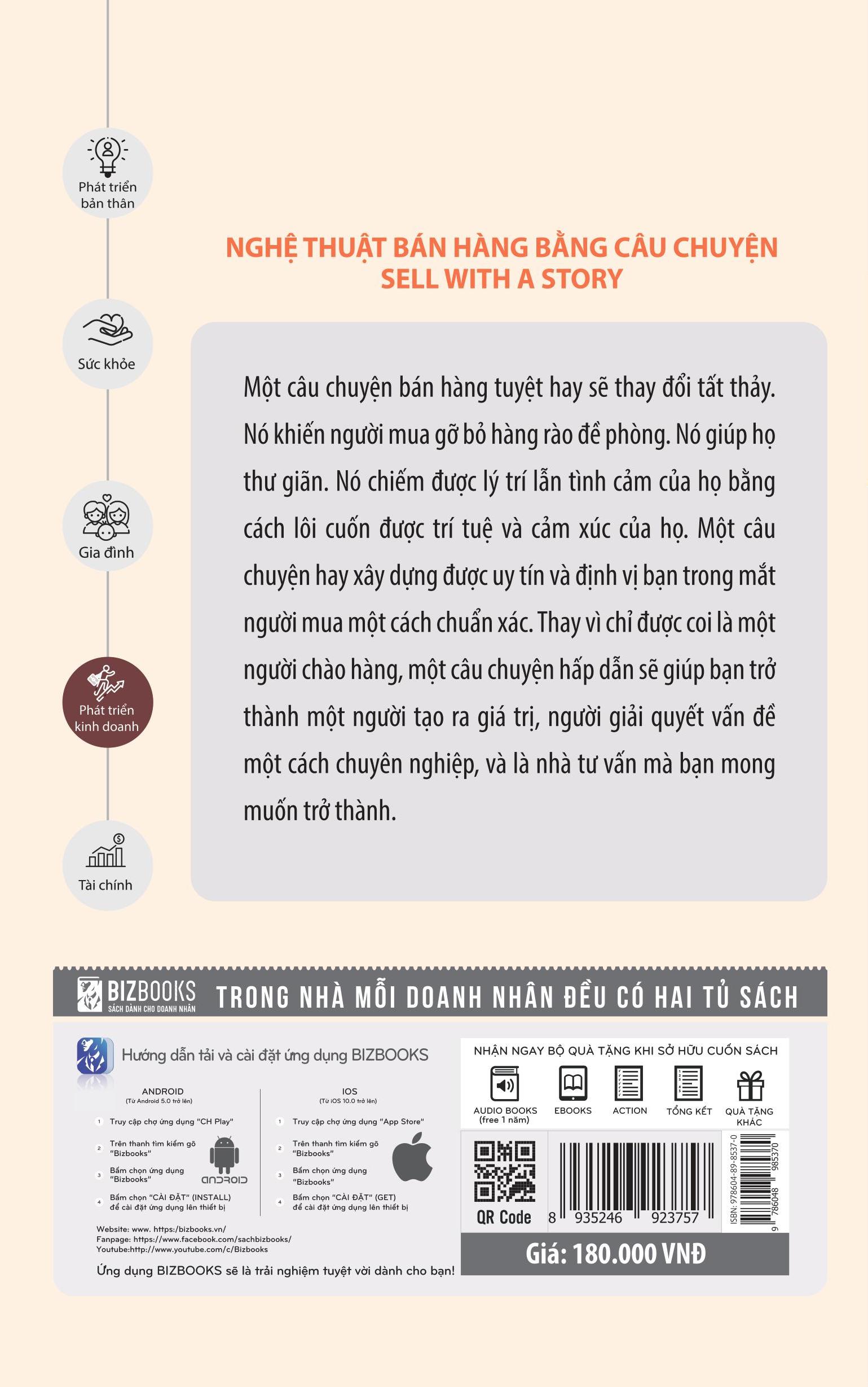 Nghệ Thuật Bán Hàng Bằng Câu Chuyện (Tặng kèm bookmark CR)