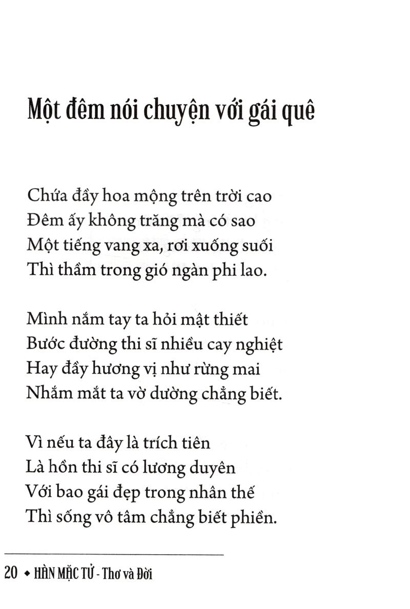 Hàn Mạc Tử - Thơ Và Đời