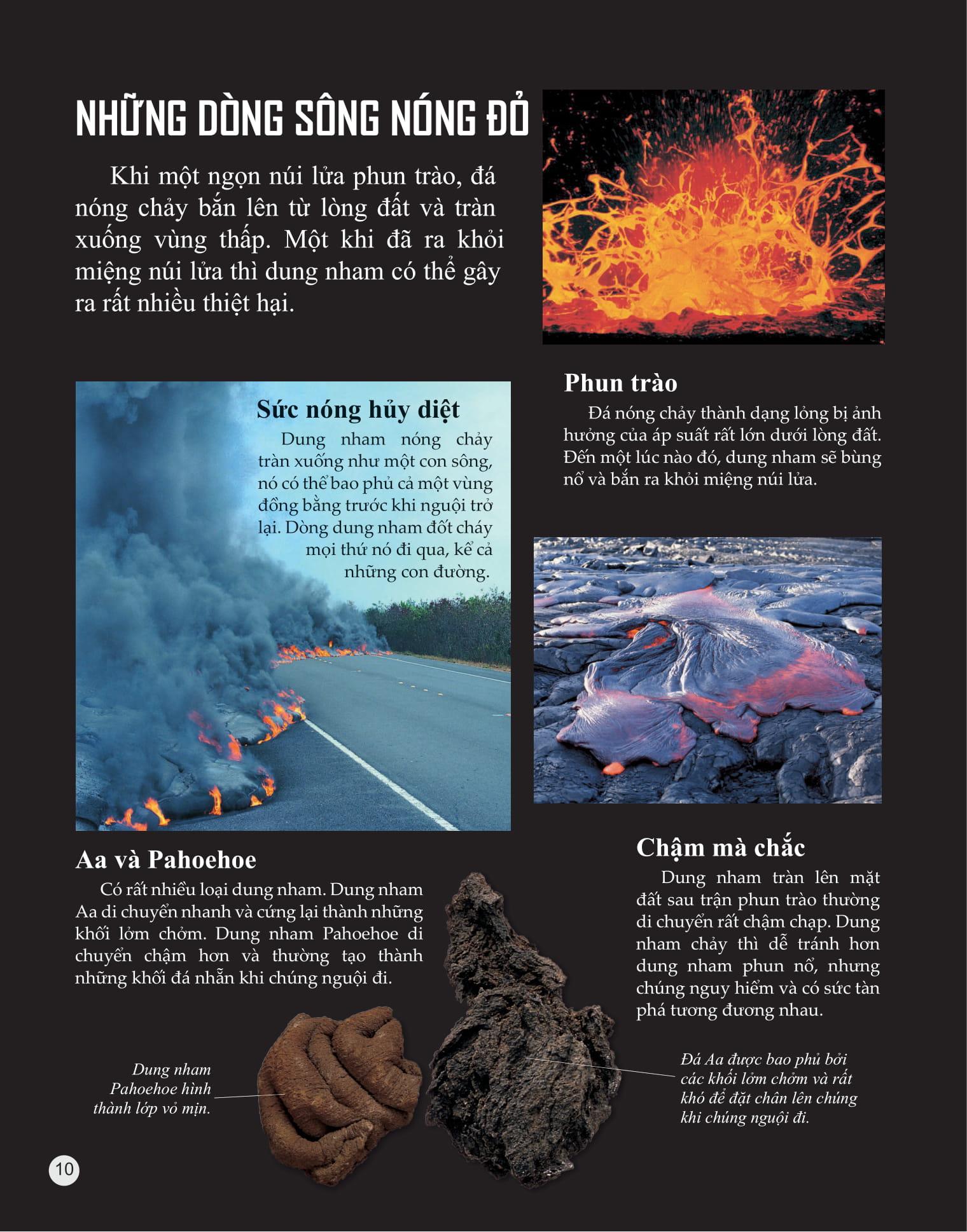 Bách Khoa Tri Thức Về Khám Phá Thế Giới Cho Trẻ Em - Volcano - Núi Lửa