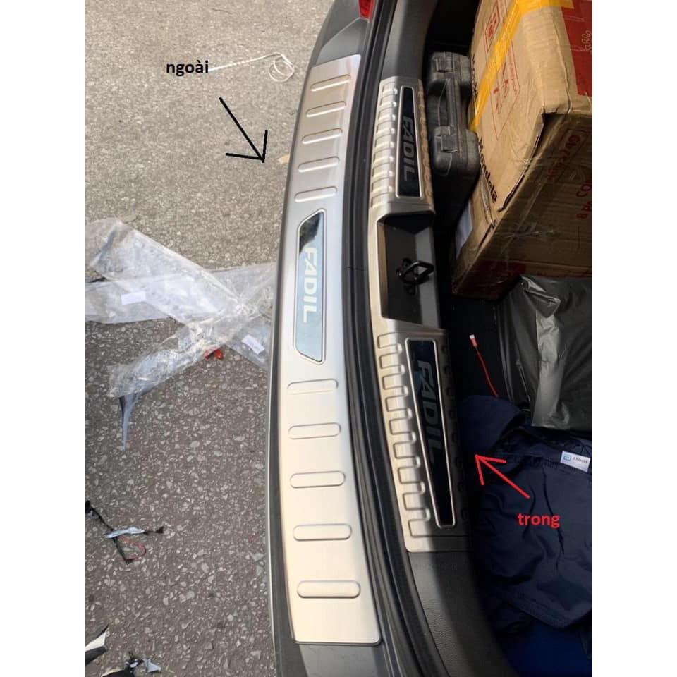 Chống trầy cốp dành cho xe Fadil 2019 2020 2021 Mẫu Inox