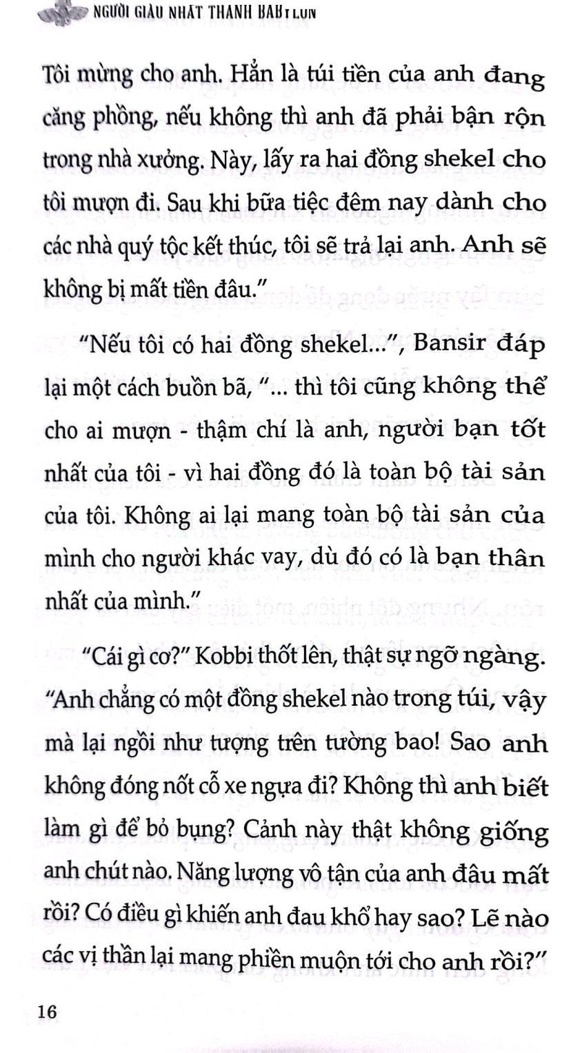 Sách - Người Giàu Nhất Thành Babylon - The Richest Man In Babylon