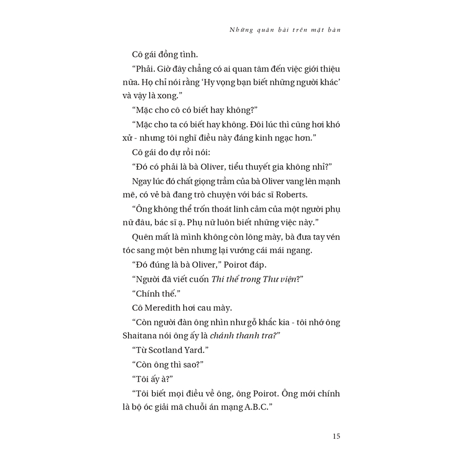 Agatha Christie - Những quân bài trên mặt bàn