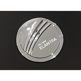 Ốp nắp bình xăng mạ Crom dành cho xe Huyndai Elantra 2019-2020 