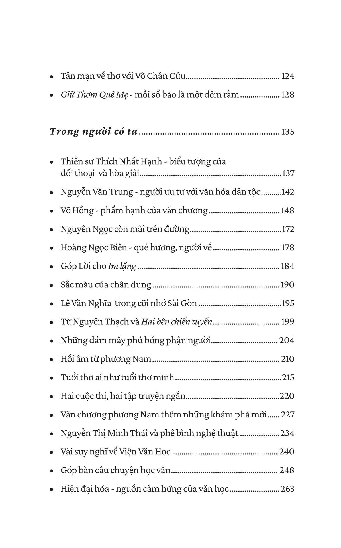 Hồi Âm Từ Phương Nam