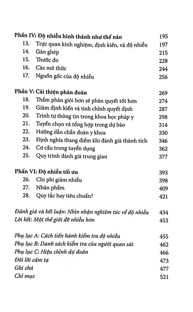 Độ Nhiễu - Sai Lầm Trong Phán Đoán - TRẺ