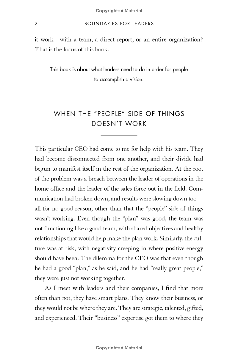 Boundaries For Leaders