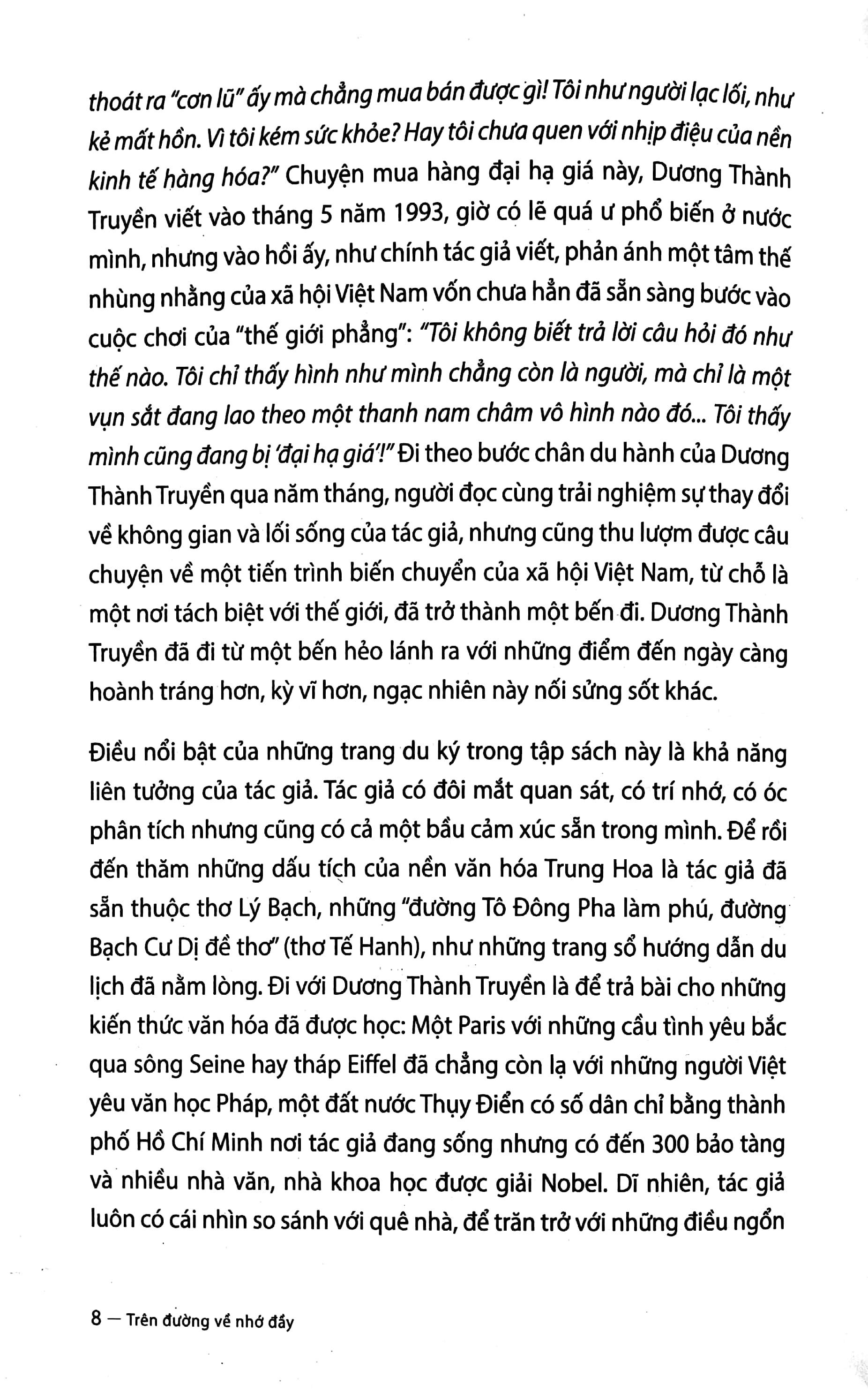 Trên Đường Về Nhớ Đầy (Du Ký)