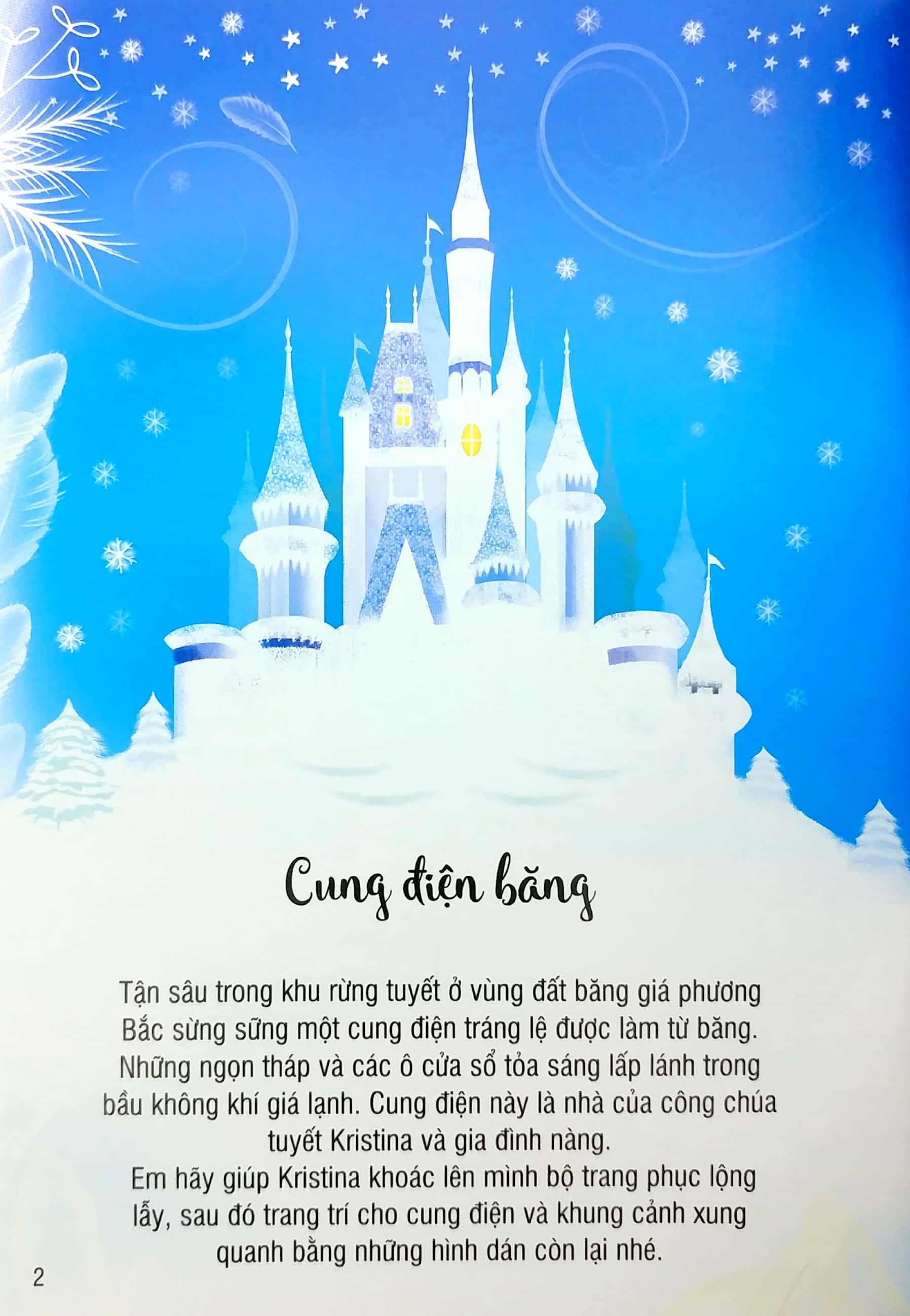 Sticker Dolly Dressing - Dán Hình Sáng Tạo Trang Phục Búp Bê - Công Chúa Tuyết
