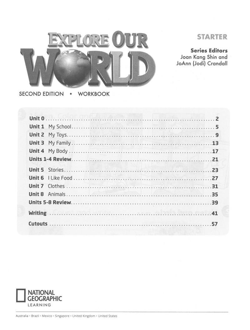 Explore Our World Starter: Workbook - 2nd Edition
