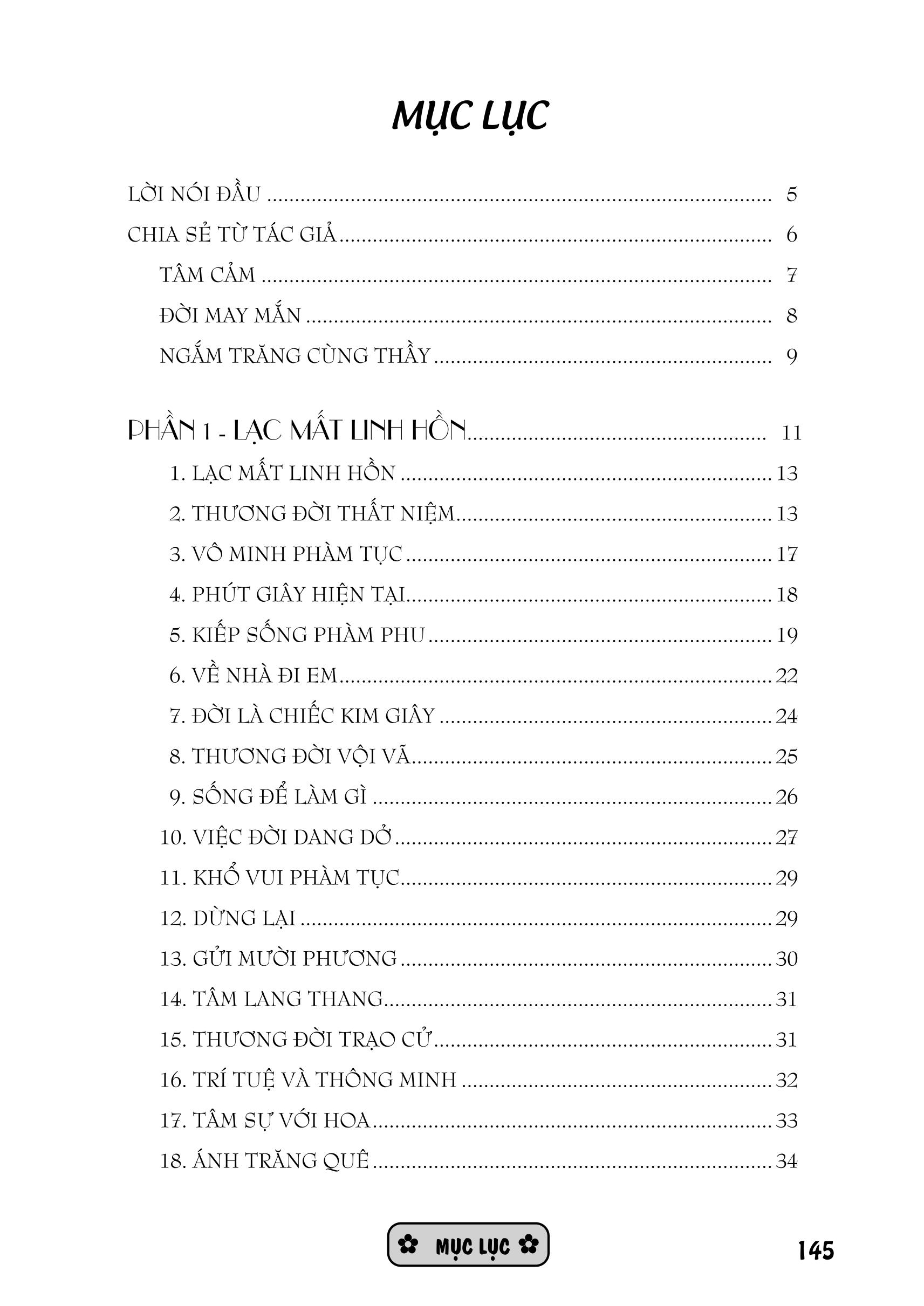 Tập Thơ Linh Hồn Trở Lại - Tự Do