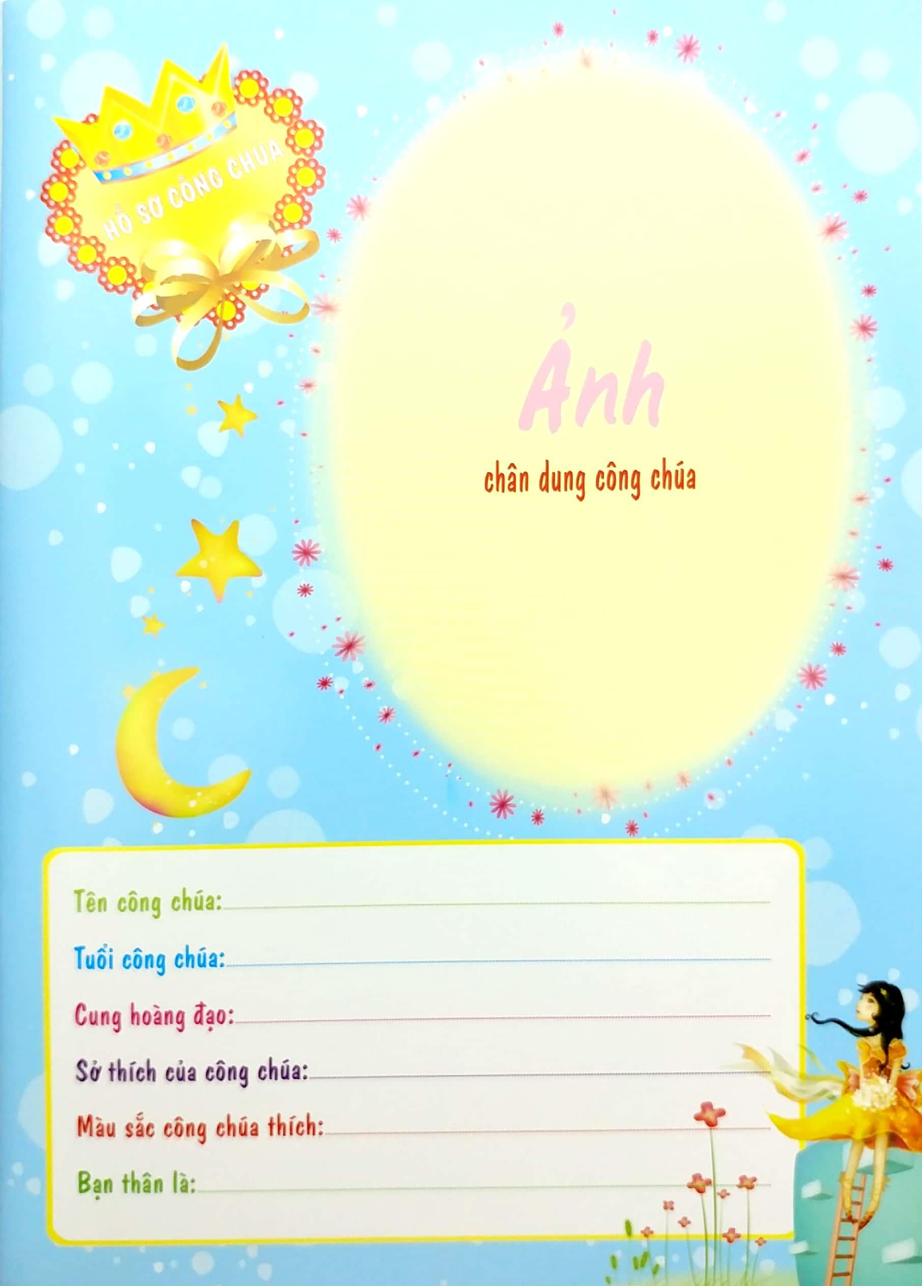 Princess Sticker - Dán Hình Công Chúa - Công Chúa Hoàn Mỹ
