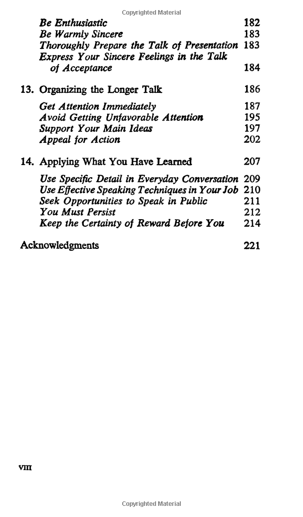 The Quick and Easy Way to Effective Speaking Mass Market Paperback