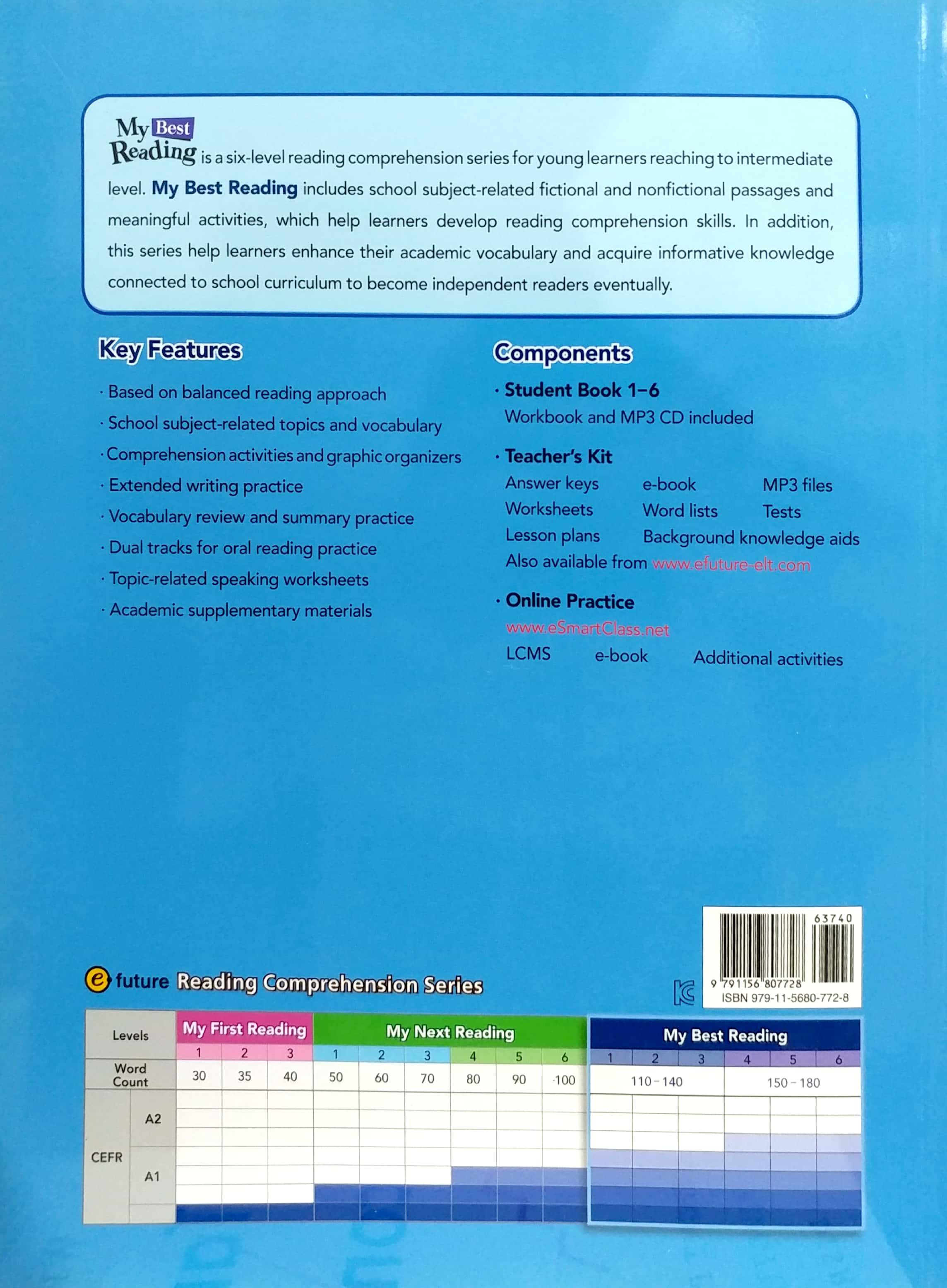 My Best Reading 6 Student Book