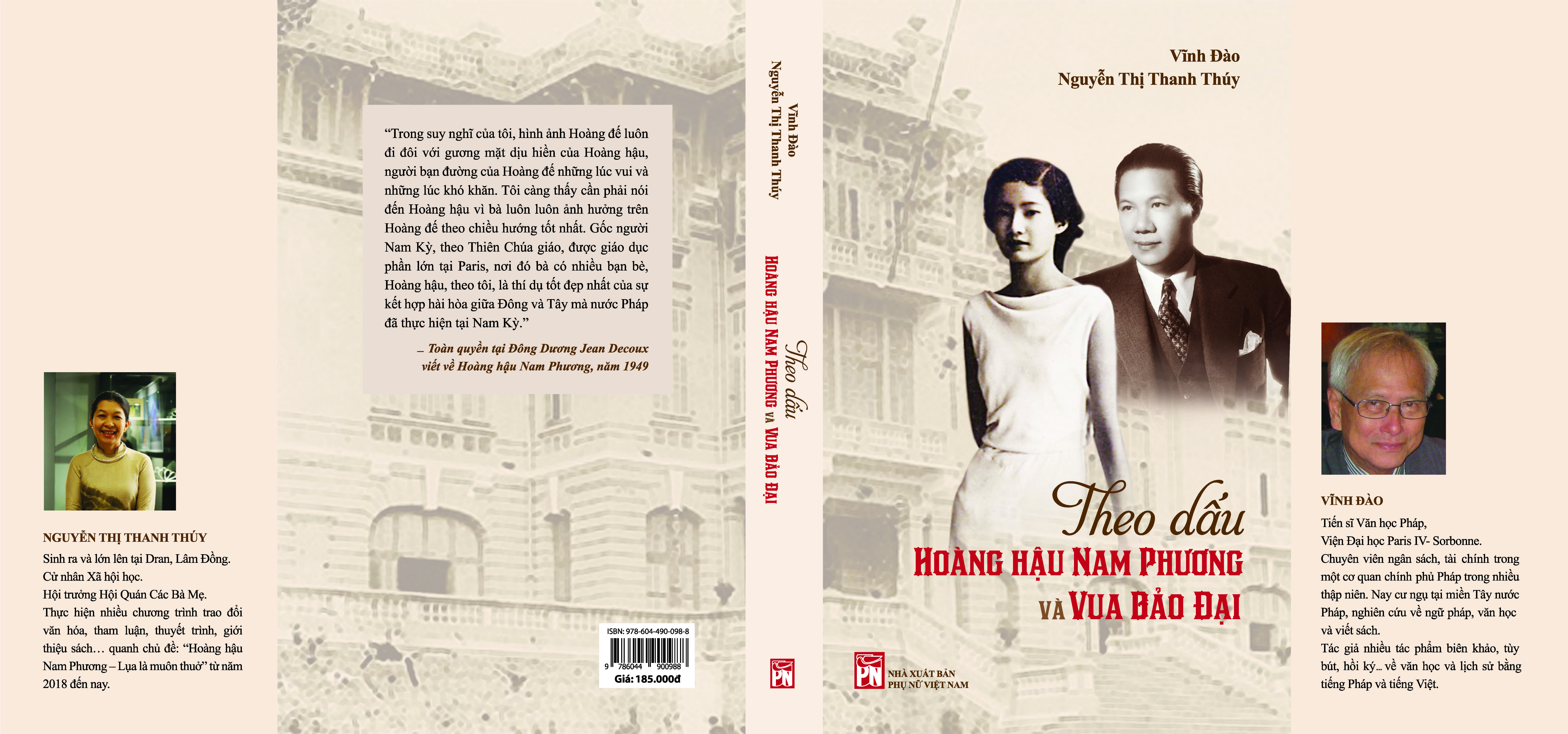 Sách theo dấu hoàng hậu nam phương và vua bảo đại ( PN)