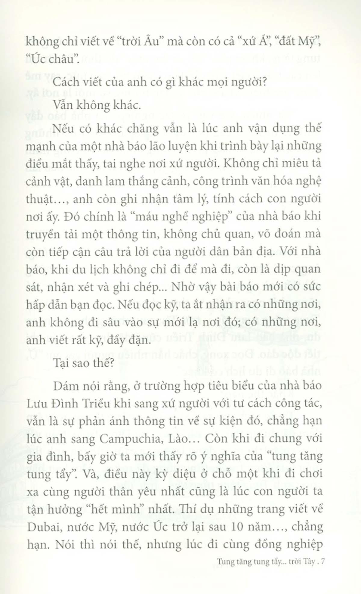 Tung Tăng Tung Tẩy …Trời Tây