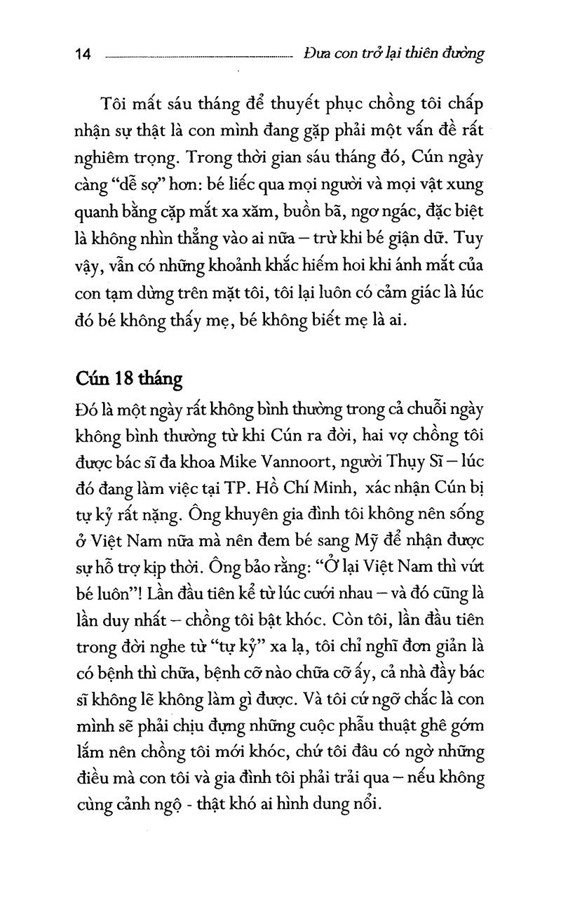 Đưa Con Trở Lại Thiên Đường