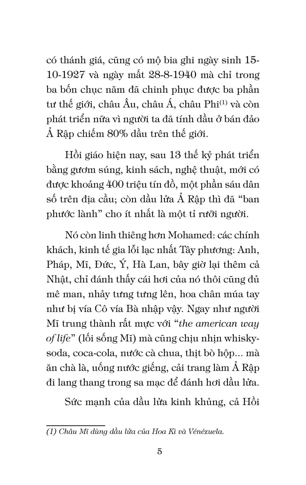 Bán Đảo Ả Rập: Tinh Thần Hồi Giáo Và Thảm Kịch Dầu Mỏ