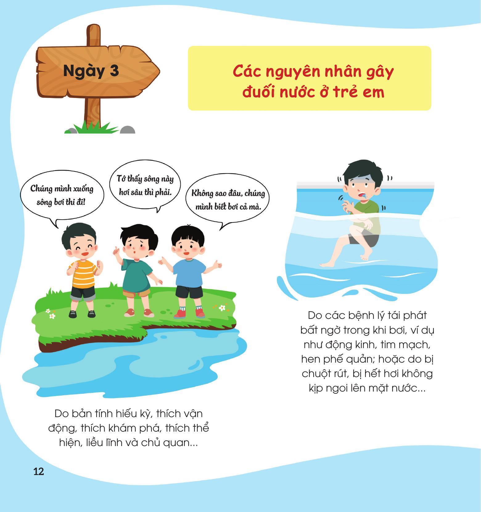 Sách - 30 Ngày Cùng Em Học Hiểu Về - Phòng Chống Đuối Nước