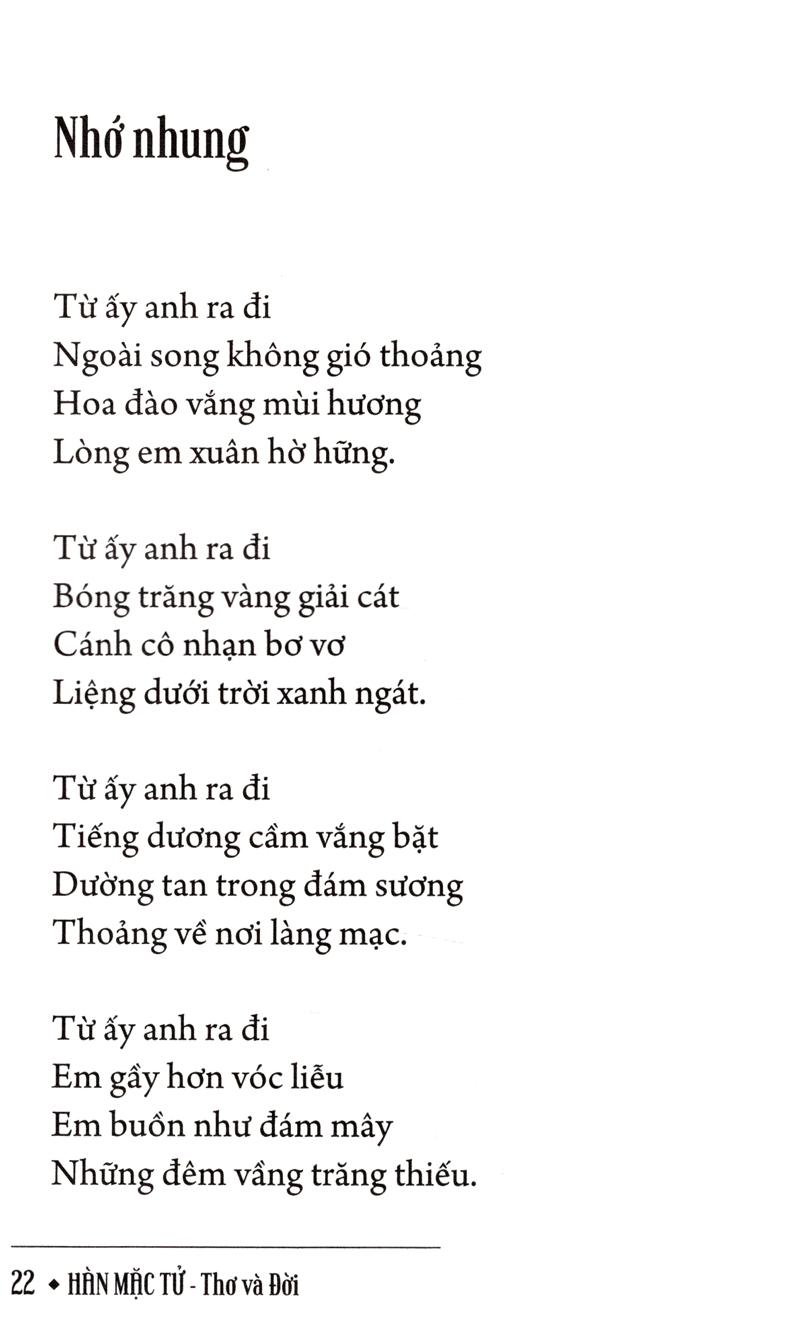 Hàn Mạc Tử - Thơ Và Đời