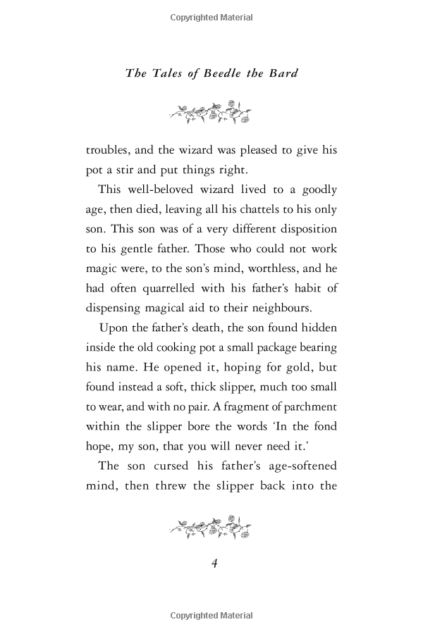Harry Potter: The Tales Of Beedle The Bard (Paperback) Những chuyển kể của Beedle người hát rong (English Book)