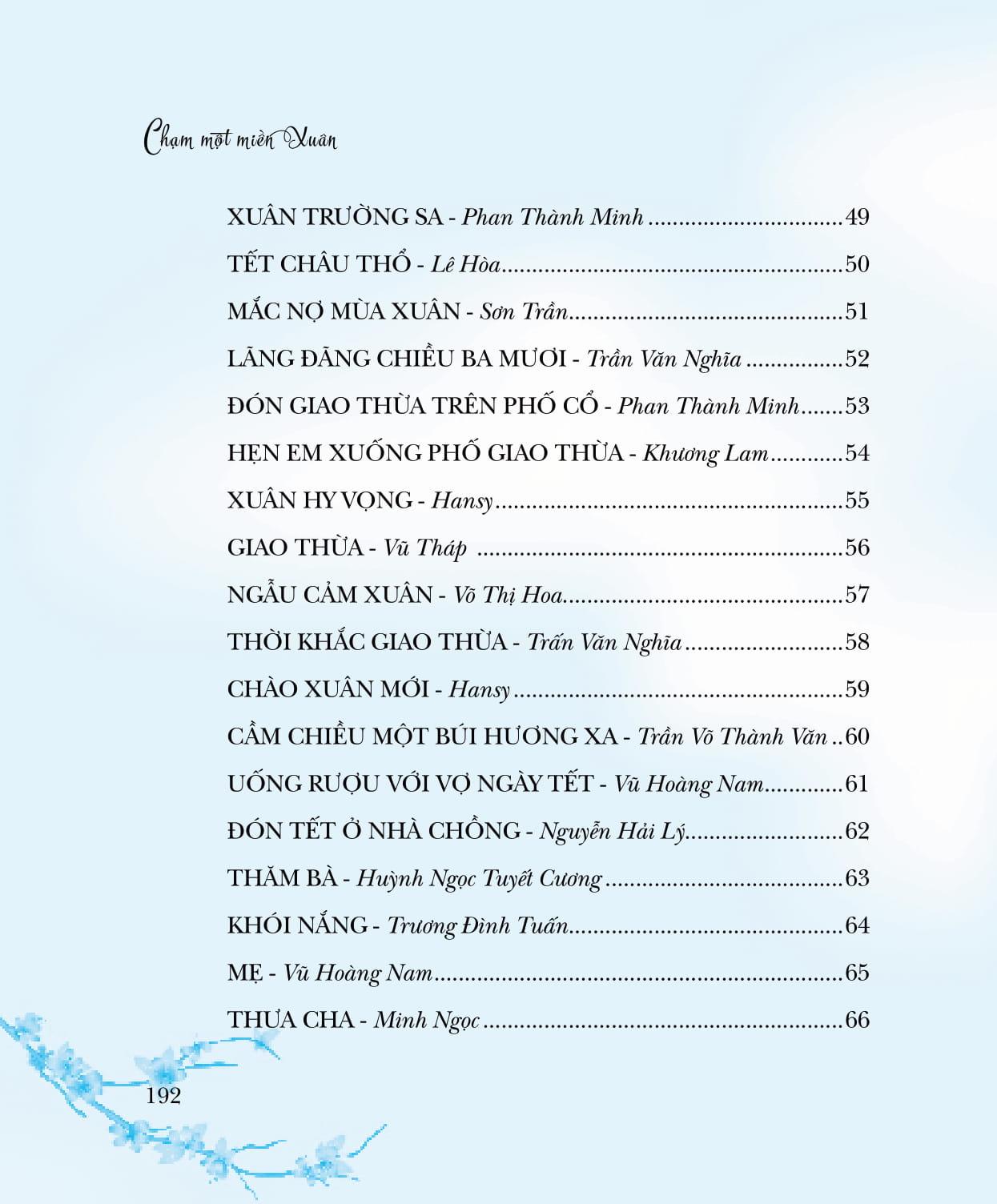 Chạm Một Miền Xuân