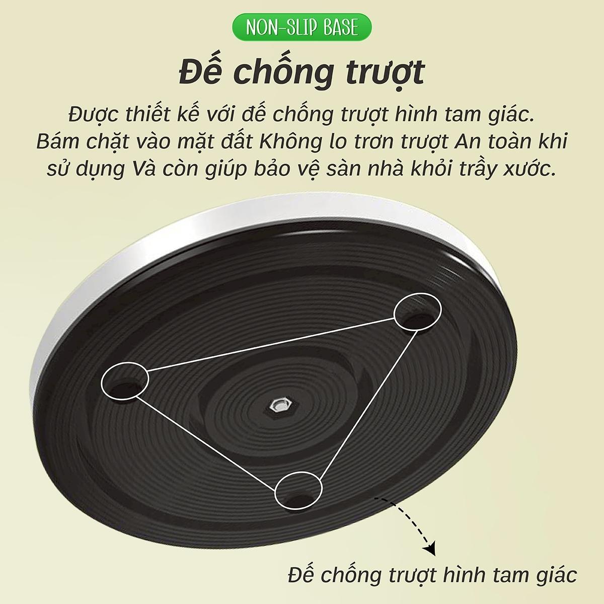 Đĩa Xoay Eo 3001R Massage Chân Tập Thể Dục 360 Độ Chất Liệu Nhựa Cao Cấp ( Màu ngẫu nhiên)- Hàng Chính Hãng