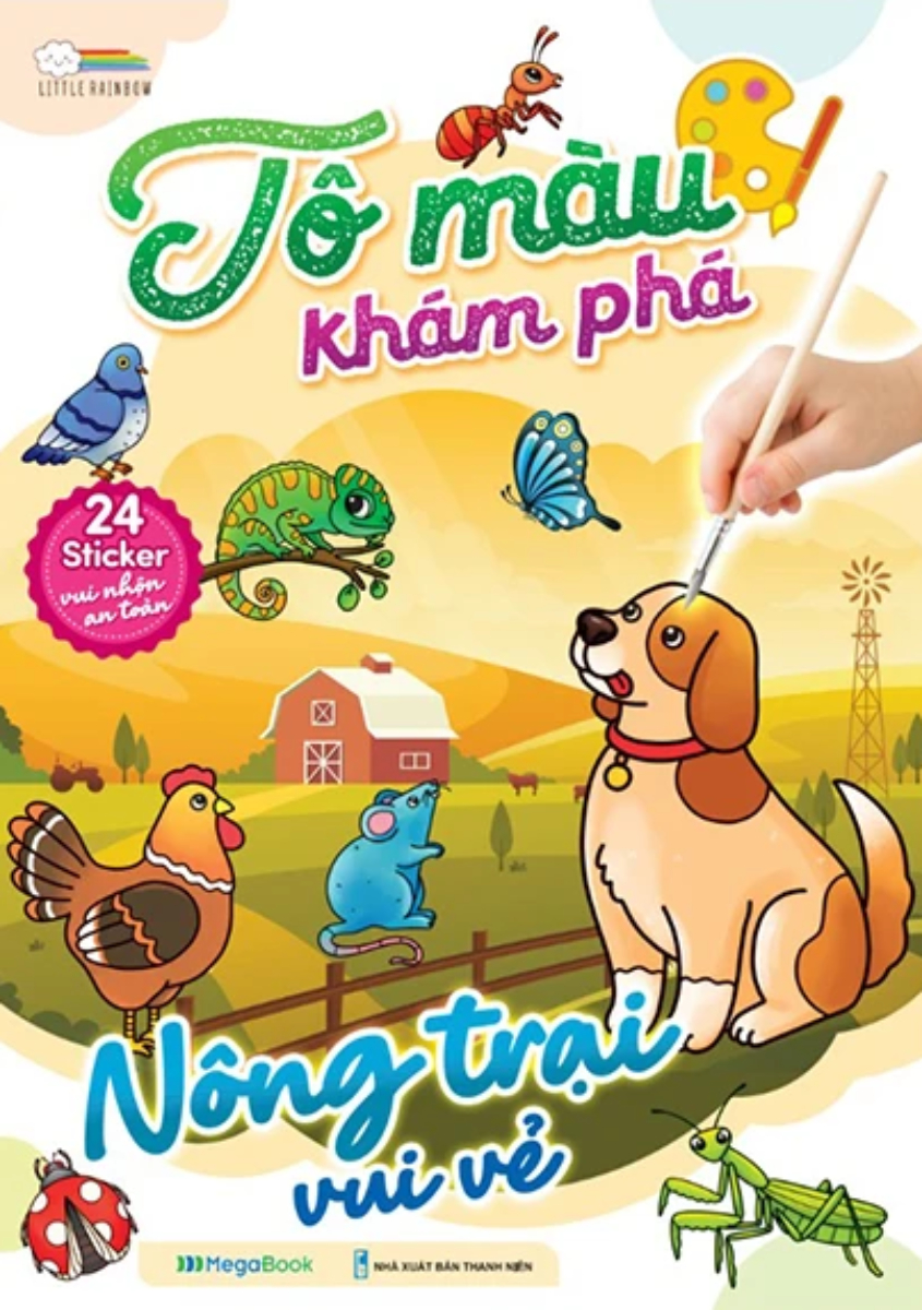 Combo Tô màu Khám Phá (Bộ 5 Cuốn) - MEGA