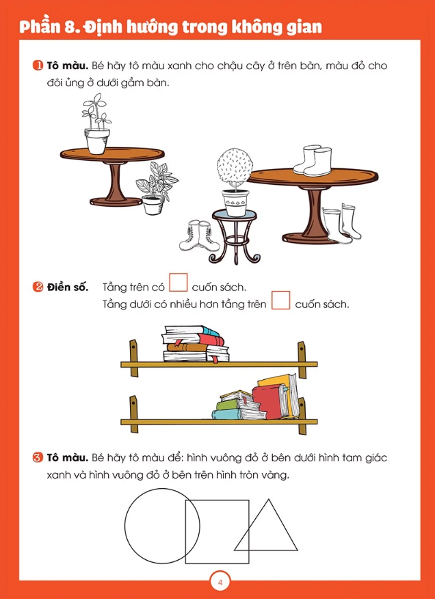 Học Toán Cùng Jenny - Sách Dành Cho Học Sinh Chuẩn Bị Vào Lớp 1 - Bộ Mở Rộng - Tập 4