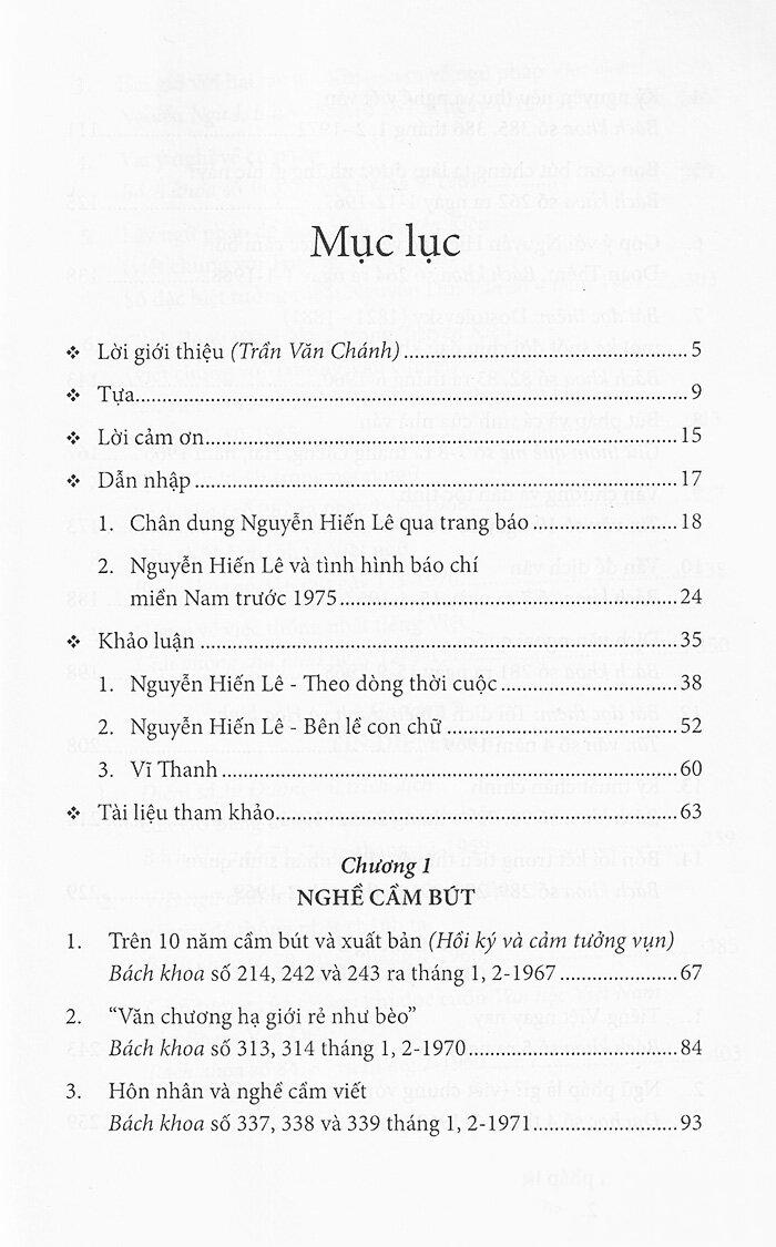 Nguyễn Hiến Lê - Tác Phẩm Đăng Báo: Bên Lề Con Chữ