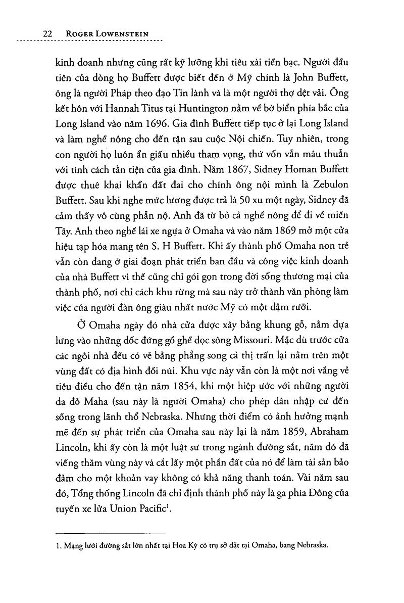 Warren Buffett - Quá Trình Hình Thành Một Nhà Tư Bản Mỹ (Tái Bản)