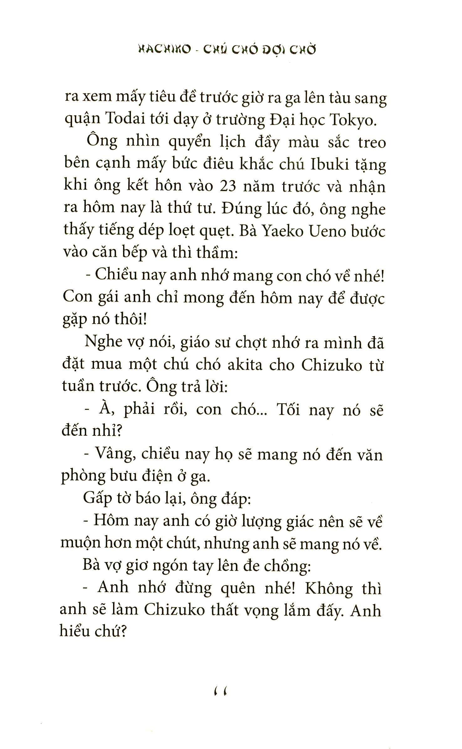 Hachiko - Chú Chó Đợi Chờ (Bìa Mềm) (Tái Bản 2019)