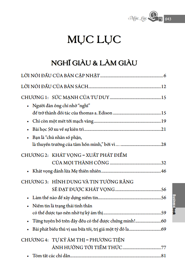 Sức Mạnh Làm Giàu Kỳ Diệu - Nghĩ Giàu & Làm Giàu - Những Nấc Thang Kỳ Diệu Chạm Đến Thành Công Chìa Khóa Thành Công (Napoleon Hill)