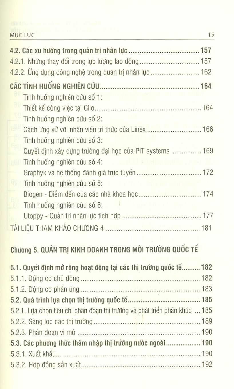 Nghiên Cứu Về Quản Trị Kinh Doanh - Lý Luận Cơ Bản Và Các Tình Huống Thực Tiễn (Sách chuyên khảo)