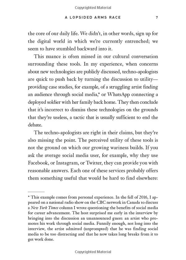 Digital Minimalism: Choosing A Focused Life In A Noisy World